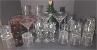 Lot of various Barware Glasses