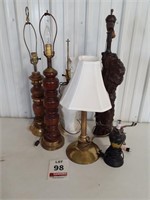 Large assortment of Lamps