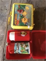 Pac-man Lunchbox No Thermos, Alf & Snowwhite