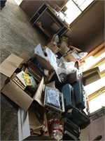 Luggage, Computer Desk, Books, Misc. Items