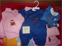 New w/ Xmas infant jumpers/sweatshirts, SEE LIST