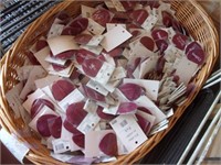 Large basket of new name hearts for applique