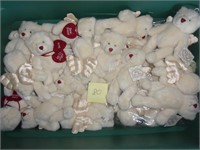 Tub of new teddy bear angels