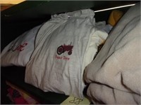 Shelf w/ new clothing items & blankets - SEE LIST