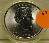 2015 CANADA BU SILVER $5 COIN