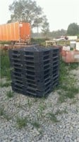 Stack #2 of 10 Plastic Pallets