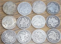 12- US SILVER DOLLARS ! GREAT INVESTMENT !