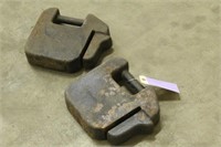 (2) Lawn Tractor Weights
