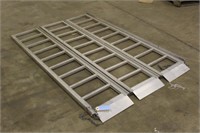 Aluminum Tri-Fold Ramps, Approx 14"x6FT