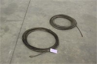 (2) 3/8" Cable, Approx 120FT