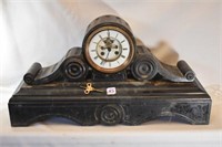 MARBLE CASED MANTLE CLOCK