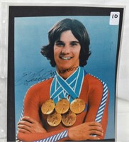 Eric Heiden Gold Medals Autograph 8x10 1980