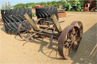 (2) Large Steel Wheel Axles #