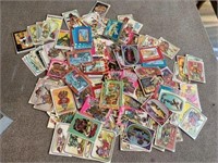 Assortment of old stickers