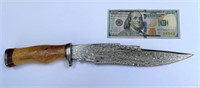 Large 15" Hand Forged Bowie Knife