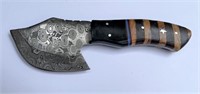 Axe Shaped Throwing Knife Damascus Steel