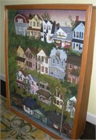 Large Country Village Diorama  40x10x50 Inches