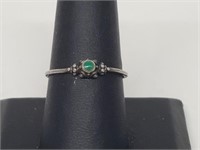 .925 Sterling Silver Turquoise Ring