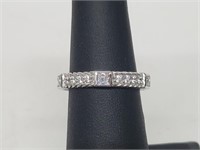 .925 Sterling Silver Judith Ripka CZ Band