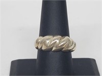 .925 Sterling Silver Chunky Ring