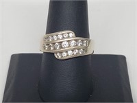 .925 Sterling Silver CZ Ring