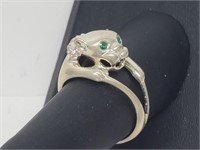 .925 Sterling Silver Jaguar Ring