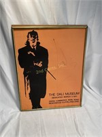 Very Rare Autographed 'The Dali Museum' Poster