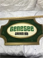 Genesee Cream Ale Beer Sign-Plastic