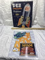 Spam & Pez Vintage Inspired Metal Signs