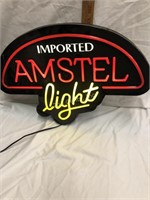 Imported Amstel Light Lighted  Sign