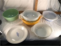 Lot Of Bakeware: Bowls, Pie Plates And More
