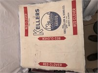 Kellers Seed Red Clover Seed Sack Cut