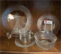 15 PLACE SETTINGS GLASSWARE