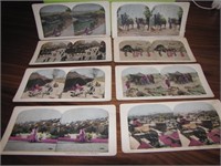 8 Vintage Stereoscope Cards (Palestine)