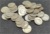 (40) Silver Washington Quarters