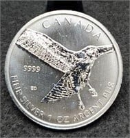 2015 One oz. Silver Canada Five Dollar