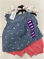 CARTERS GIRLS OUTFIT 4PC SIZE 24M