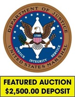 U.S. Marshals (Featured) online auction ending 8/16/2021