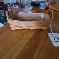small oval Longaberger Basket