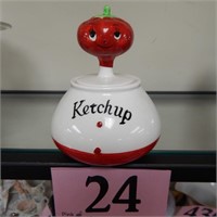 KETCHUP JAR WITH SPOON LID 5 IN