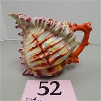 ROYAL BAYREUTH SHELL PITCHER 7 IN