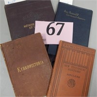 RELIGIOUS BOOKS "KIRKKOHISTORIA", 1929 "FOUR