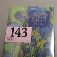 "SOTHEBY'S GREAT SALES" 1987-88 BOOK