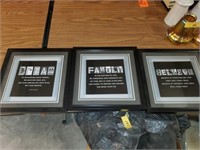 3 shadow picture frames 12 x 12