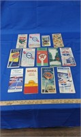 Vintage Gas and Oil Road Maps