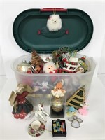 Large collection vintage Christmas ornaments
