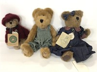 Three Boyd’s Bears and Friends teddies