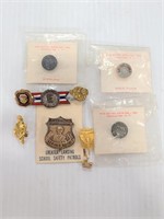 Lansing safety Patrol service pins