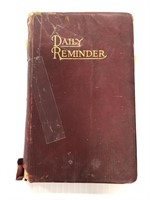 1929 Daily Reminder Journal w/ recipes