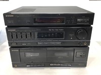 Pioneer AM/FM/ Cassette Deck amplifier stereo